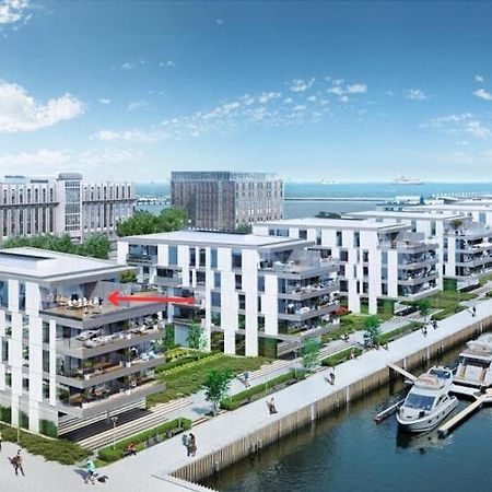 Apartament Faltom 26 Yacht Park Z Tarasem غدينيا المظهر الخارجي الصورة